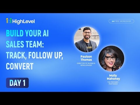 Day 1 - Build Your AI Sales Team: Track, Follow Up, Convert