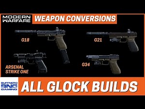 All Glock Weapon Conversions - Call Of Duty Modern Warfare
