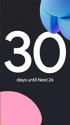 30 days until #GoogleCloudNext!