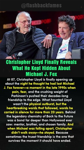 Christopher Lloyd Finally Reveals What He Kept Hidden About Michael J. Fox #shorts