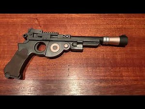 Mandalorian Blaster Prop Replica - Working Trigger, Laser and Sound Effects