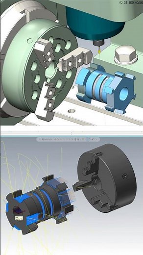 Mastercam 4 Axis Milling Simulation Machine #cncsoftware #cnc #cncmachining #cadcamsolution