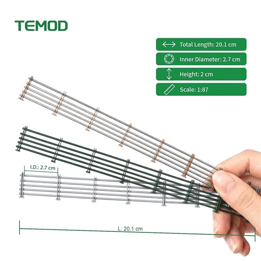 HO Scale Metal Fence Barrier for Diorama Model Railway Landscape Decor - Etsy