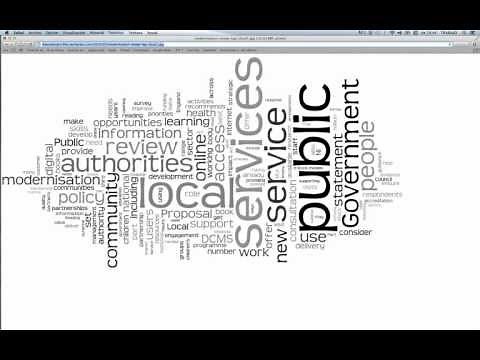 Como hacer una Nube de Palabras o Tag Cloud.