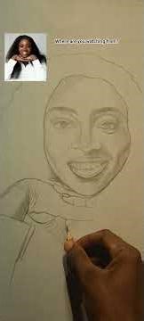 how I achieved this charcoal drawing on paper!