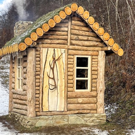 2M views · 71K reactions | A Man Built an Amazing Bushcraft House. Warmth for Winter | Survival Camping, Building Warm Bushcraft Pro | Facebook