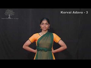 Korvai Adavu 3|| Bharatanatayam || Basic lessons || KSN
