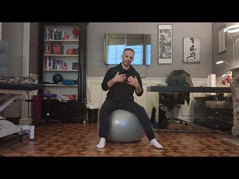 Préserver son dos à l'aide d'un Swiss-ball