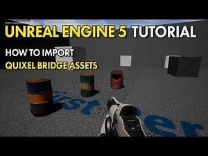 Unreal Engine 5 UE5 Free Tutorial - How To Import Quixel Bridge Assets