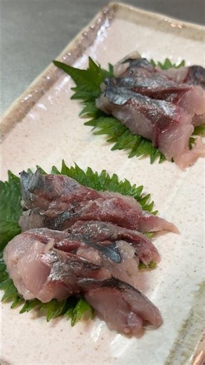 最後にアジの刺身が食べたい！