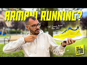 EA7 Nitro Wave, Armani running shoes. Surprised? Yes, we were too. That's why we wanted to try them.