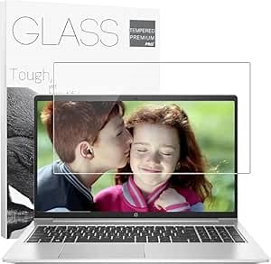 9H Tempered Glass Screen Protector for 15.6inch HP Laptops (Aspect Ratio 16:9), HP Envy x360/HP Pavilion/Probook/EliteBook/OMEN, 15-eg 15-eh 15-er 15-ee 15-ed 15-dw 15-dy 15-ef 15t 15z 15m