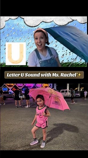 U says Uh! ☂️ | Letter U & Umbrella | Learn ABC Phonics with Ms. Rachel | Athena Pariz