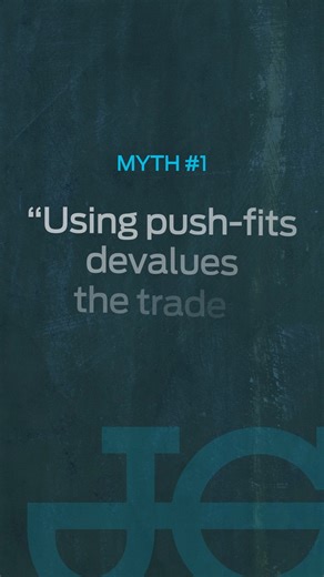 JG Speedfit on Instagram: "Push-fit myths: Debunked 👨‍🔧 Some installers think push-fit fittings take the skill out of plumbing. That’s a myth. Push-fits are quick to install. Our Twist & Lock® design is precision-engineered to deliver secure, high-pressure performance while saving valuable time. Choosing the right system for the job is what defines a skilled installer. Ideal for tight spaces and renovation work, Speedfit can be inserted, removed and reused, reducing disruption and giving you f