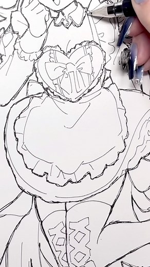 イラストメイキング: めろ子の立ち絵を描いてみた