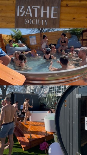Explore Austin Texas | Here’s a First Look at Bathe Austin Located at: 2922 E Cesar Chavez St Phase 1: Bathe Society social club and outdoor bathhouse They... | Instagram