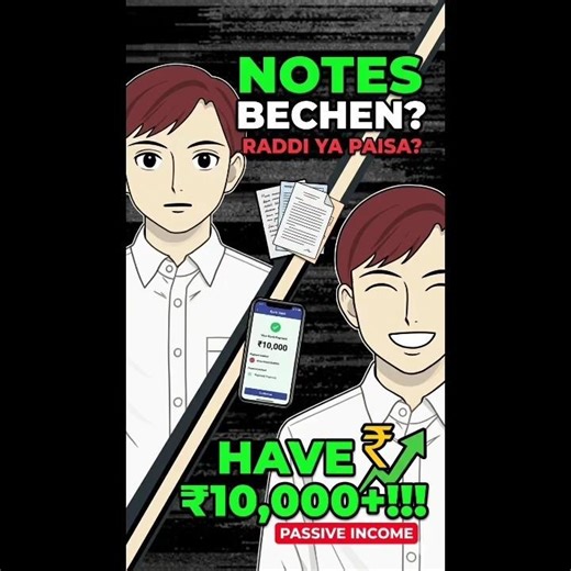 How I Earned ₹10,000+ Selling My College Notes! 💸📚​Best Passive Income for Students in 2026!