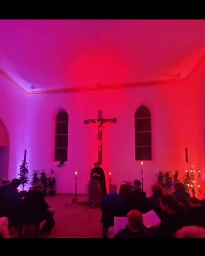 6.4K views · 34 reactions | Catholic priest dresses up as Dracula for Halloween prayer service. | Pulpit & Pen | Facebook