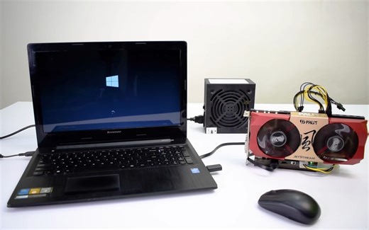 如何笔记本上安装外部显卡!!