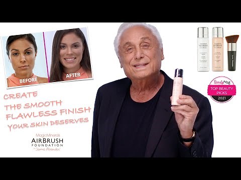 Jerome Alexander Demonstrates Magic Minerals AirBrush Foundation - Create the Smooth Flawless Finish