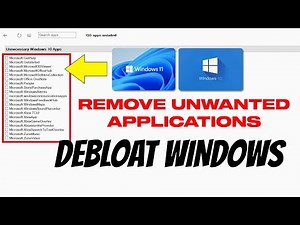 How To Debloat Windows 10/ 11