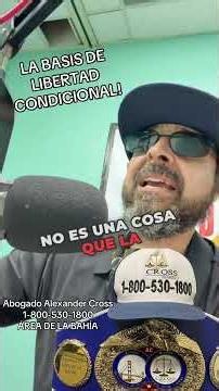 LA BASIS DE LIBERTAD CONDICIONAL! 1-800-530-1800 LLAME HOY EMERGENCIAS LEGALES MANDE TEXTO