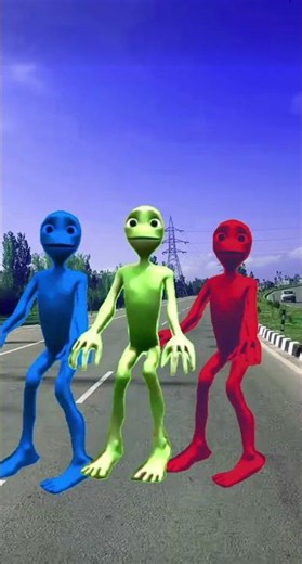Big alien chase T-rex chasingpart-180#sorts #alien#YouTube#alien
