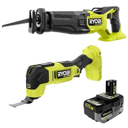 Reviews for RYOBI ONE  HP 18V Brushless Cordless Multi-Tool & Reciprocating Saw Kit w/ ONE  18V 4 Ah Lithium-Ion HIGH PERFORMANCE Battery | Pg 1 - The Home Depot