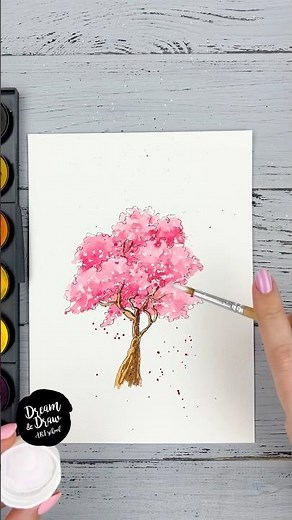 🌸 Draw Sakura in 5 Minutes