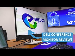 24" Dell LED Video Conferencing Monitor C2422HE Review!