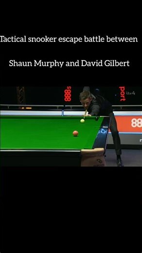 Tactical snooker escape battle between Shaun Murphy and David Gilbert#snookerbattle