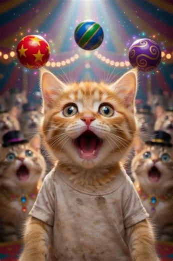 Poor Cat Had No Money for the Circus… But Became the Star of the Show! 😢🎪