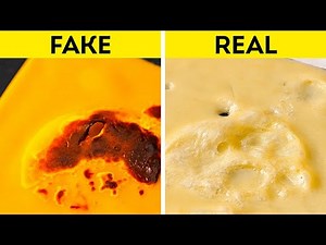 Real Or Fake? Incredible Commercial Tricks With Food