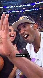 Kobe on the mic 🎤 #lakers