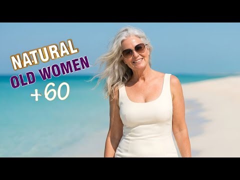 Natural Older Women Over 50 – Age-Defying Style: The Asymmetrical Neck Wrap Slip Dress