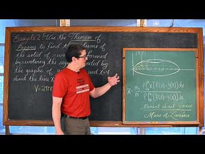 Theorem of Pappus to find Volume of Revolution Video Lecture - Civil Engineering (CE)