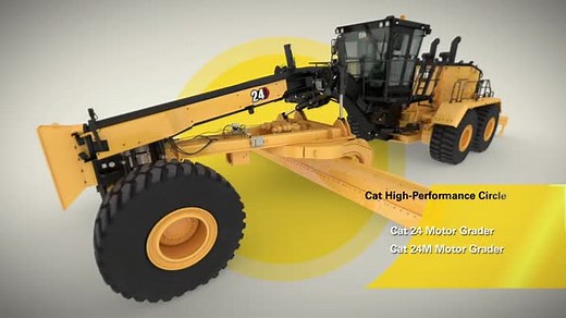 Cat 24 and 24M Motor Graders equipped with the High-Performance Circle option can benefit from increased performance, lower maintenance costs and a significant reduction in unplanned downtime. To find out more about Cat’s large mining motor graders, visit https://bit.ly/3FEleih | Cat Mining