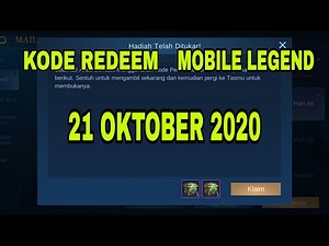 KODE REDEEM ML HARI INI 21 OKTOBER 2020 | NEW REDEEM CODE ML TODAY
