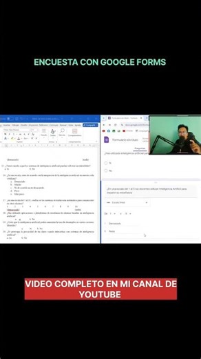 Encuestas con Google Forms#investigacion #encuesta #googleforms