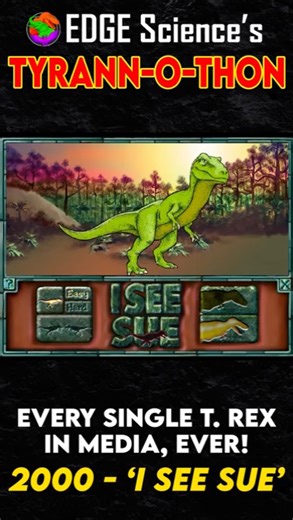 Every T.rex In Media, Ever! - 2000 - 'I See SUE' | Tyrann-O-Thon #shorts