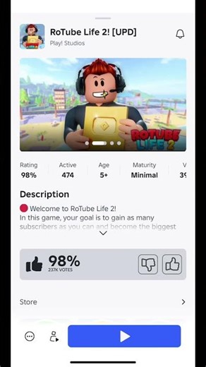 RoTube Life 2! 📹 | Become the Biggest Roblox YouTuber! #roblox