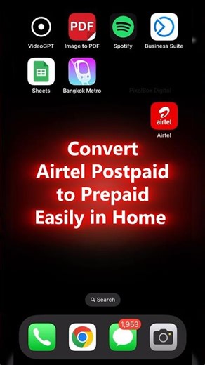 💥 Convert Airtel Postpaid to Prepaid at Home | No Store Visit | Tamil | Airtel Thanks App Trick 🔥