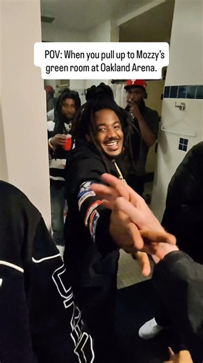 Back stage with Mozzy