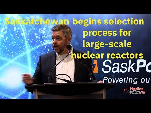 Saskatchewan large nuclear reactor technology selection announced