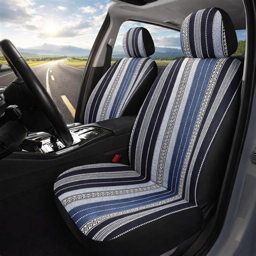 Baja Saddle Blanket Seat Covers, Breathable & Washable Front Seat Covers for Sedan, SUV, Truck – Universal Airbag Compatible Automotive - Etsy