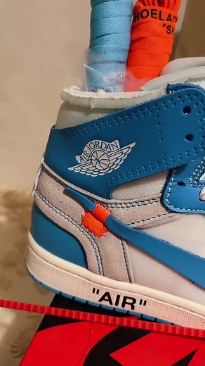 High-Top Blue and White Sneakers Review