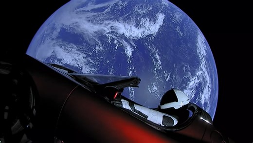 Floating through space, SpaceX's 'Starman' mesmerizes the world