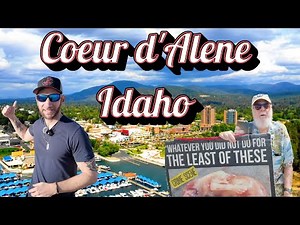 Exploring Coeur d'Alene, Idaho | Lake Coeur d'Alene Travel & Drone Tour