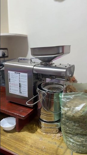 Oil extraction machine for home ✨ Candid Chandru cold press oil