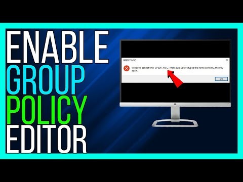 How to FIX Windows Cannot Find gpedit.msc (ALL EDITIONS)